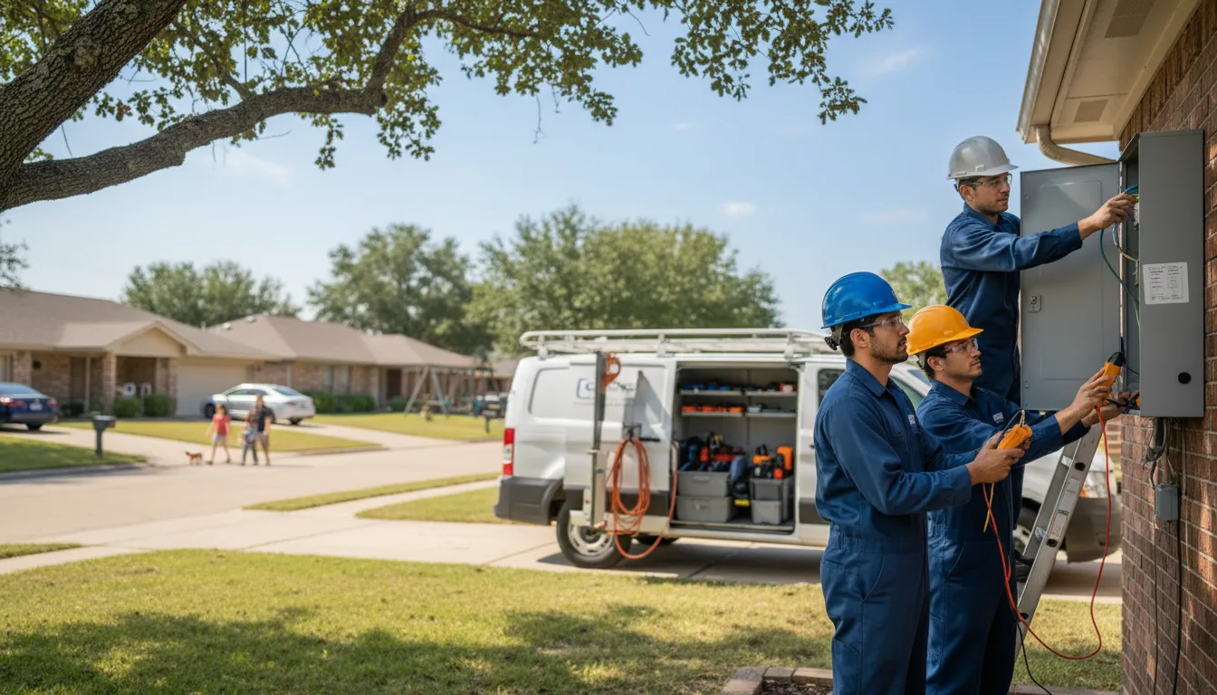 Certified electrician providing emergency electrical services in Mineral, IL